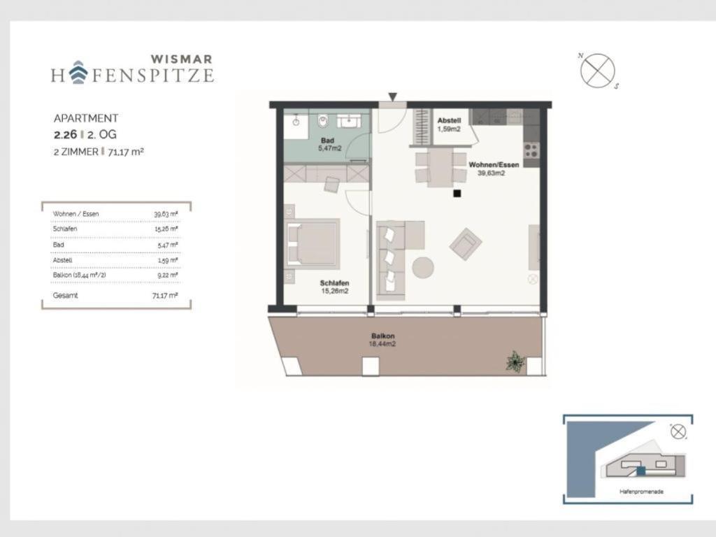 Hafenspitze App 26 Apartment Wißmar Екстериор снимка